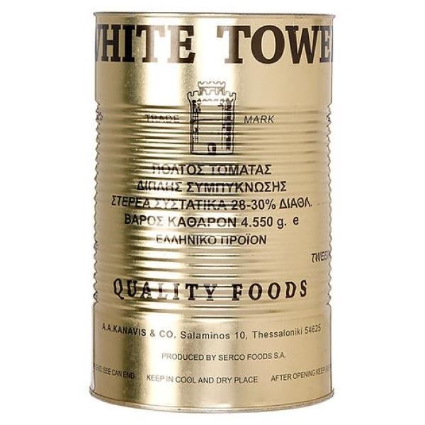 White tower tomato paste 4 * 4.5k